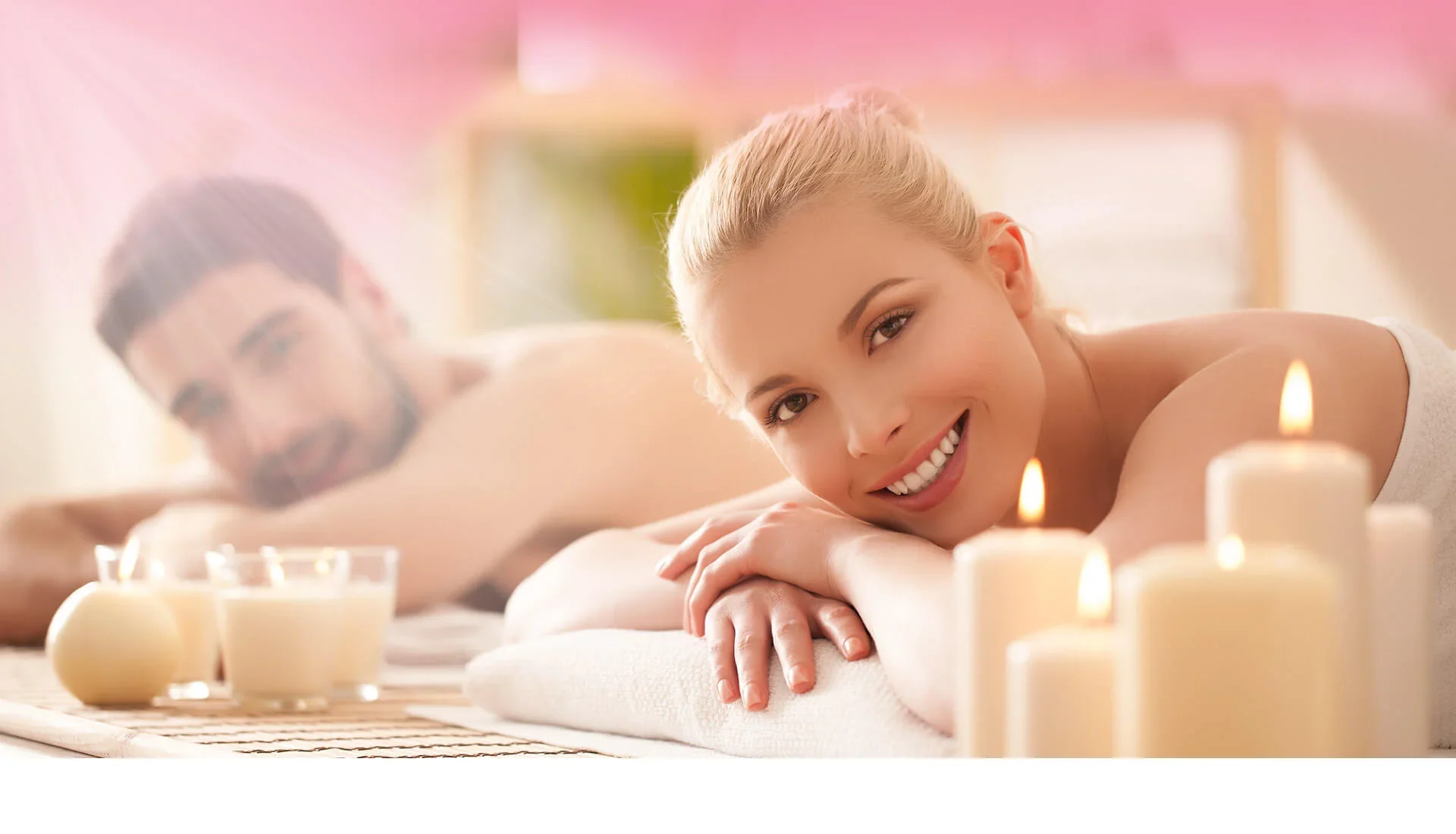 Luxurious spa environment with professional massage therapy